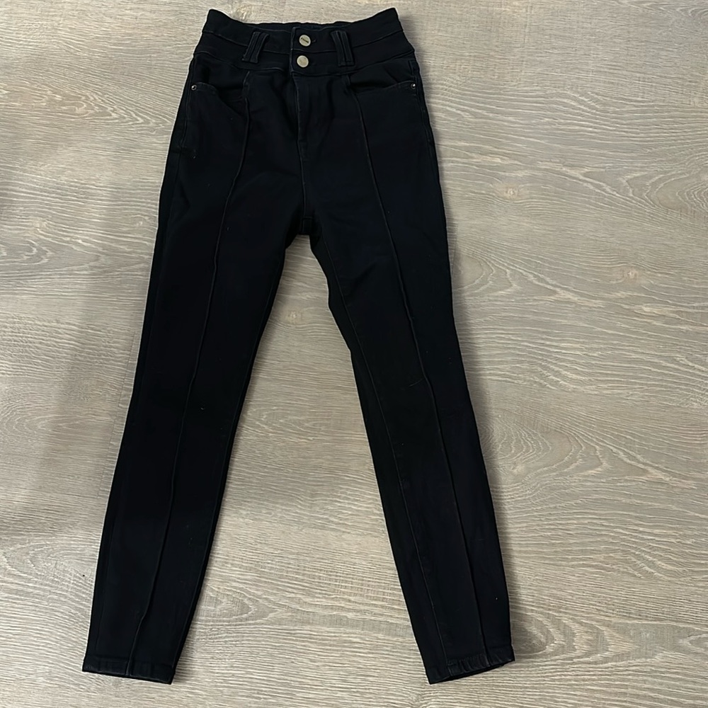 Frame skinny jeans black